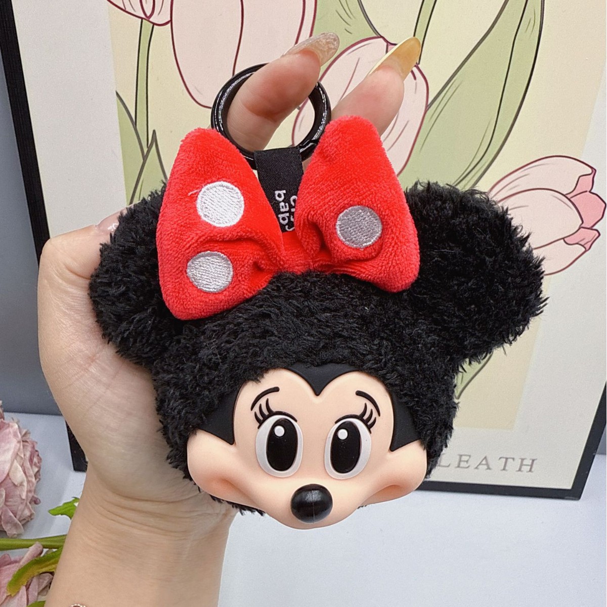 Anime Merchandise Figure - 미키 미니 봉제 인형 키체인 귀여운