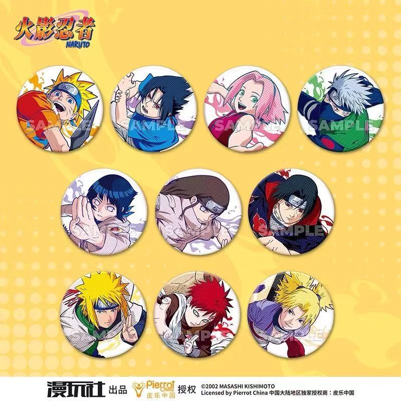 Official Merchandise Anime - 오리지널 나루토 스팟 시리즈 틴 배지