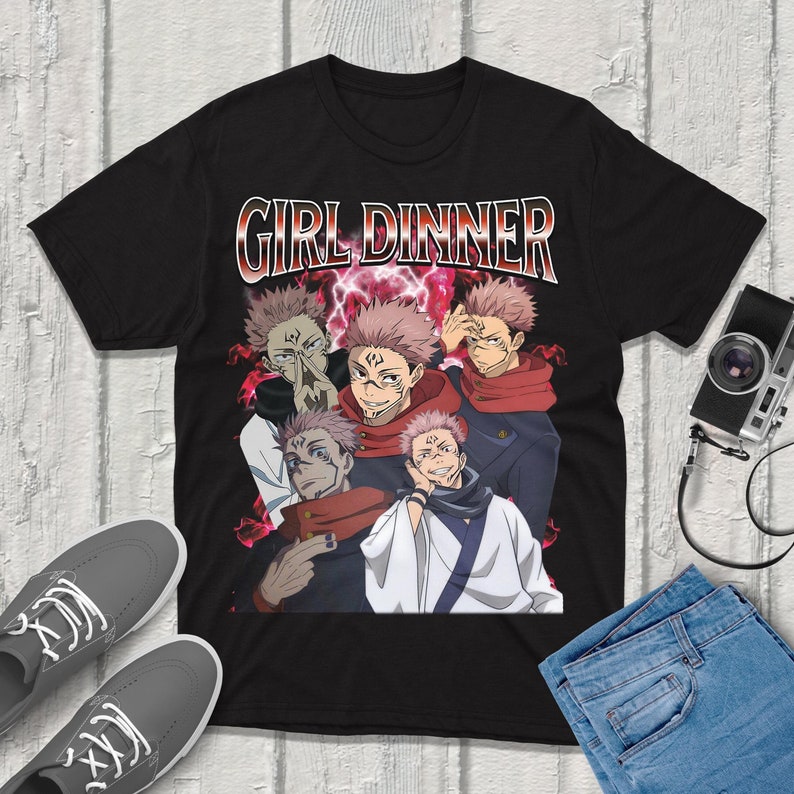 Sukuna Jujutsu-Kaisen 티셔츠 stre - Jjk Anime Merchandise 리뷰 및 가격