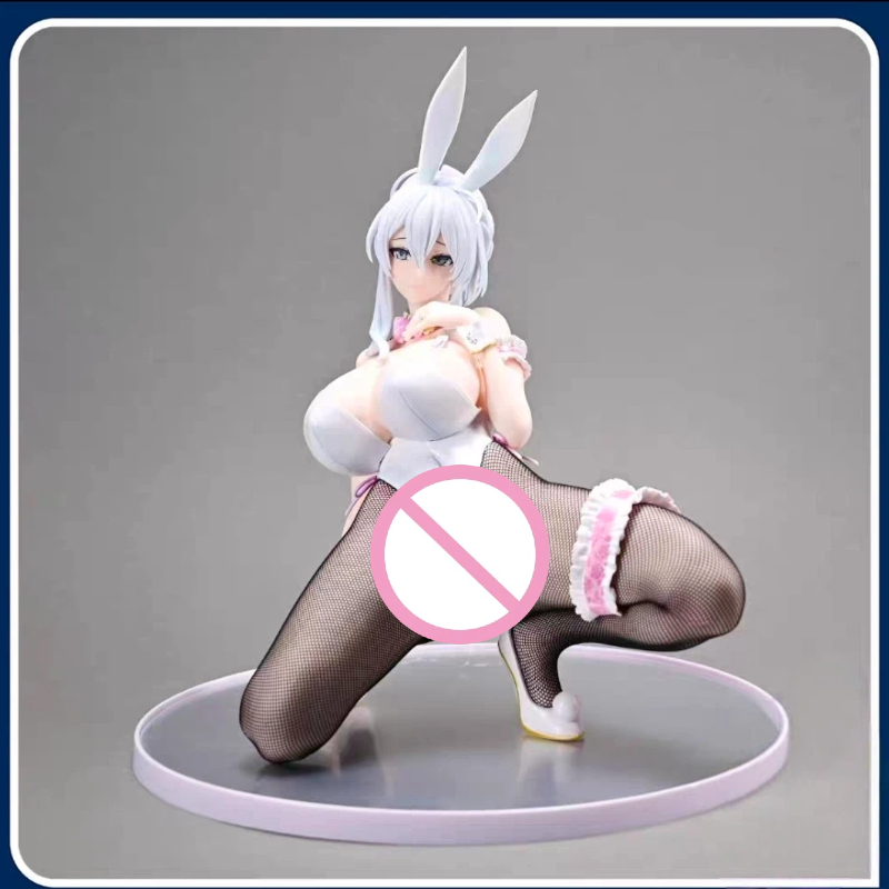 유키노 버니걸 스쿼팅 포즈 피규어 30cm 반짝이는 스 - Premium Anime Merchandise 리뷰 및 가격