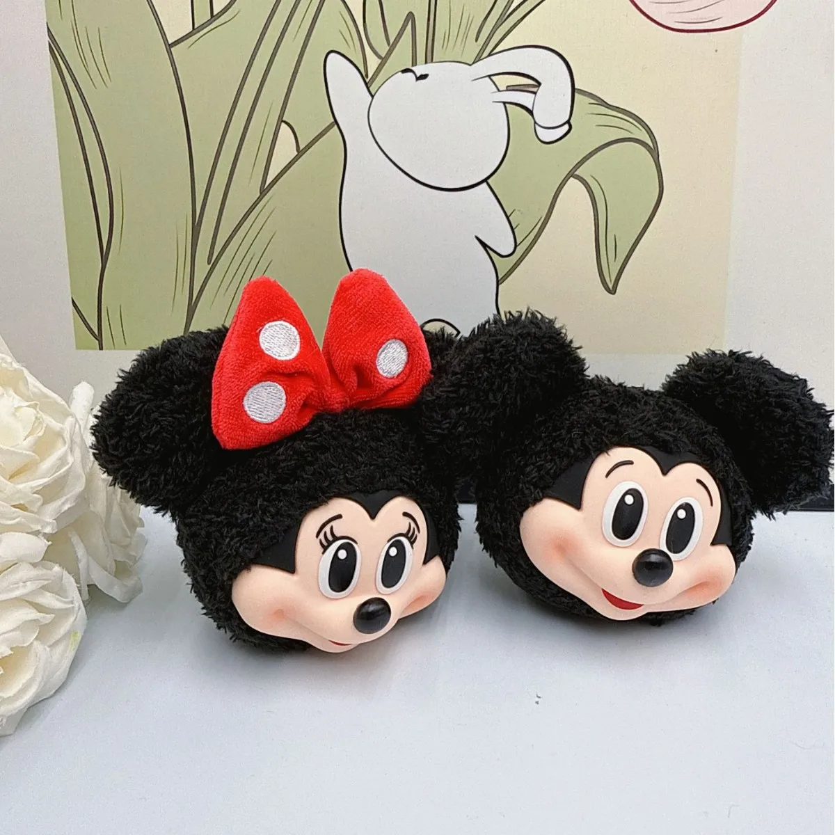미키 미니 봉제 인형 키체인 귀여운 비닐 피규어 수집용 - Anime Merchandise Figure 리뷰 및 가격