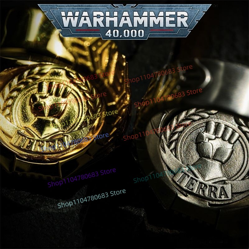 40K 임페리얼 피스트스 돈인장 반지, 빈티지 스타일  - Premium Anime Merchandise 리뷰 및 가격