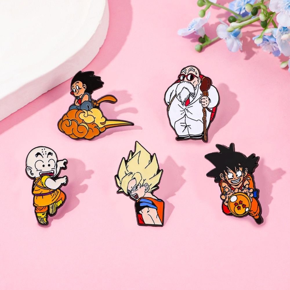 5개입 클래식 인기 애니메이션 브로치 ​ 손오반 크리에 - Enamel Pin Set 리뷰 및 가격