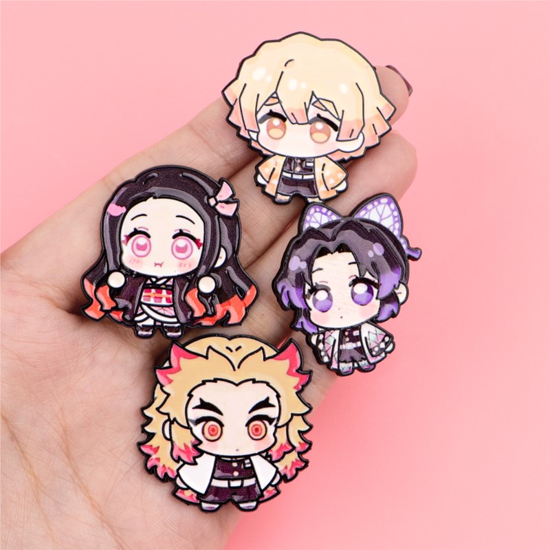 귀여운 Q 버전 기모노 만화 캐릭터 에나멜 핀 애니메이 - Enamel Pin Set 리뷰 및 가격