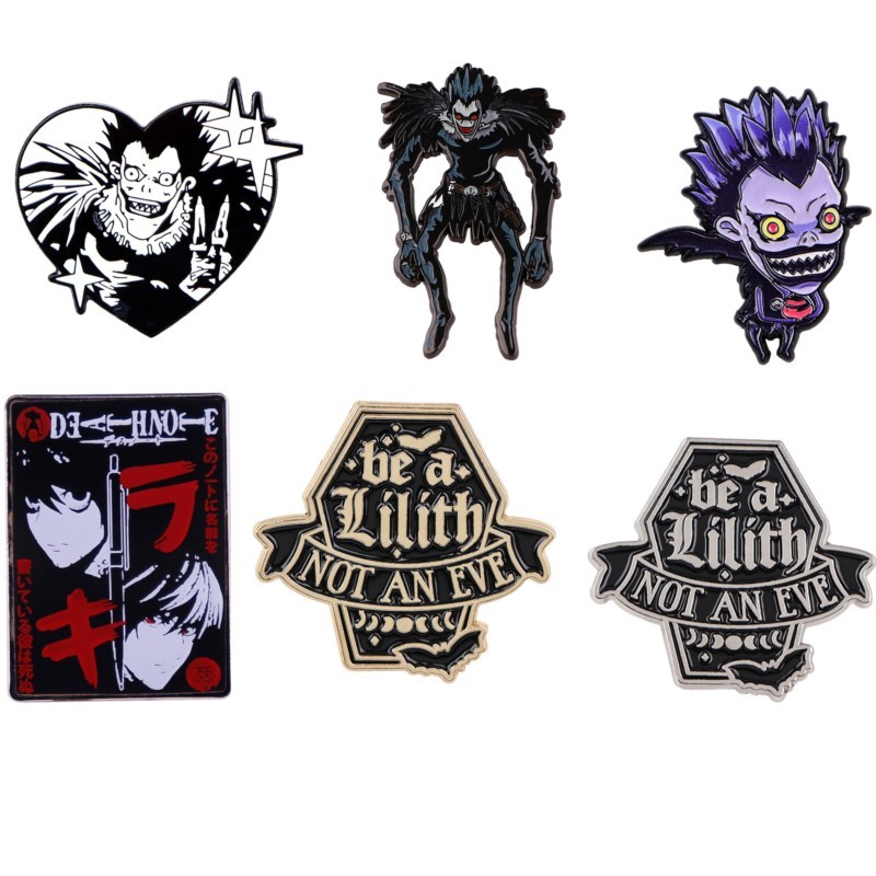 귀여운 고딕풍 어둠의 악마 몬스터 만화 에나멜 핀 애니 - Enamel Pin Set 리뷰 및 가격